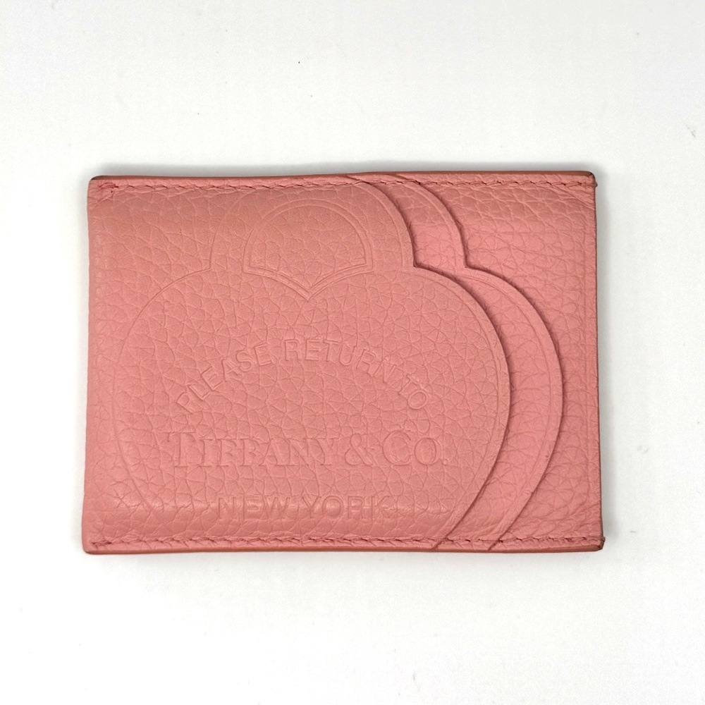 Tiffany & Co. Return to Tiffany Card Case,Pink Leather  Limited (Blush Pink)